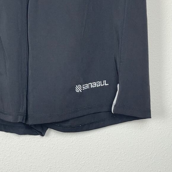 Sanabul UFC MMA Fight Shorts 32 Black Gray Jiu Jitsu Board Hook Loop - Picture 7 of 7